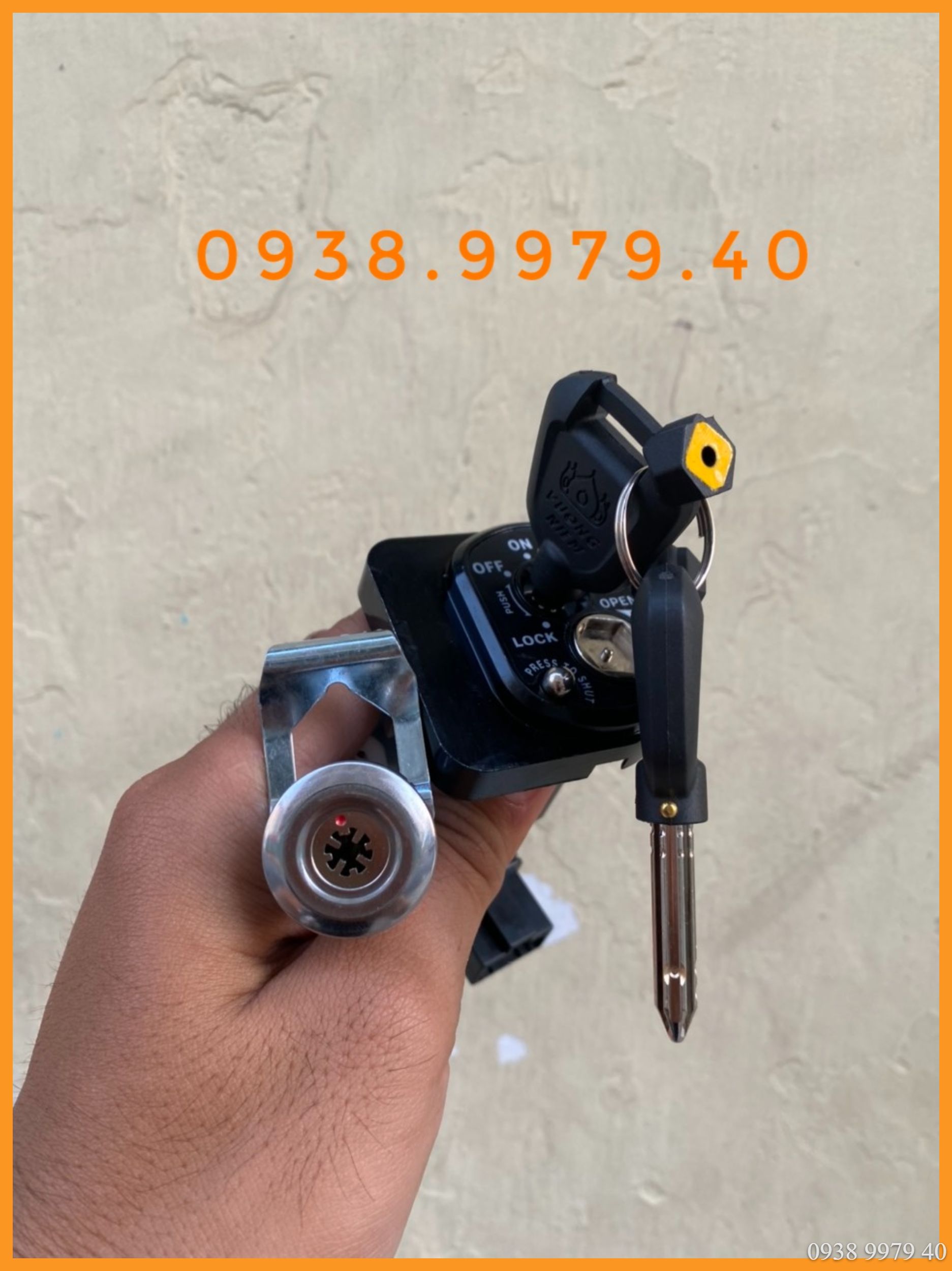 Ổ khóa Winner, Ổ khóa Winner V1 8 cạnh chống trộm phụ kiện đồ chơi Winner 150