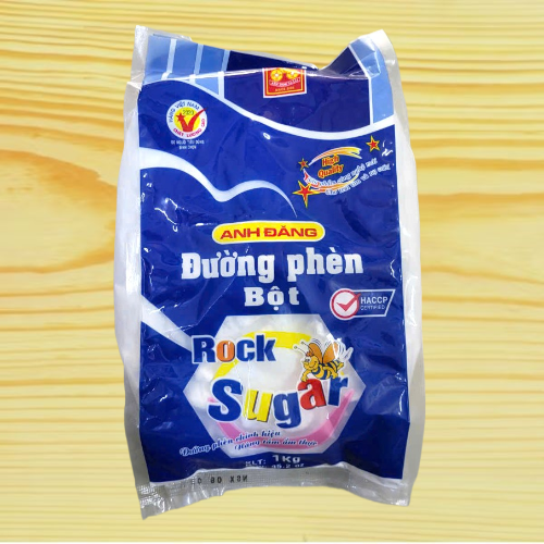 ANH ĐĂNG [Túi bột mịn 1 Kg] ĐƯỜNG PHÈN BỘT MỊN Rock Sugar Smooth Powder