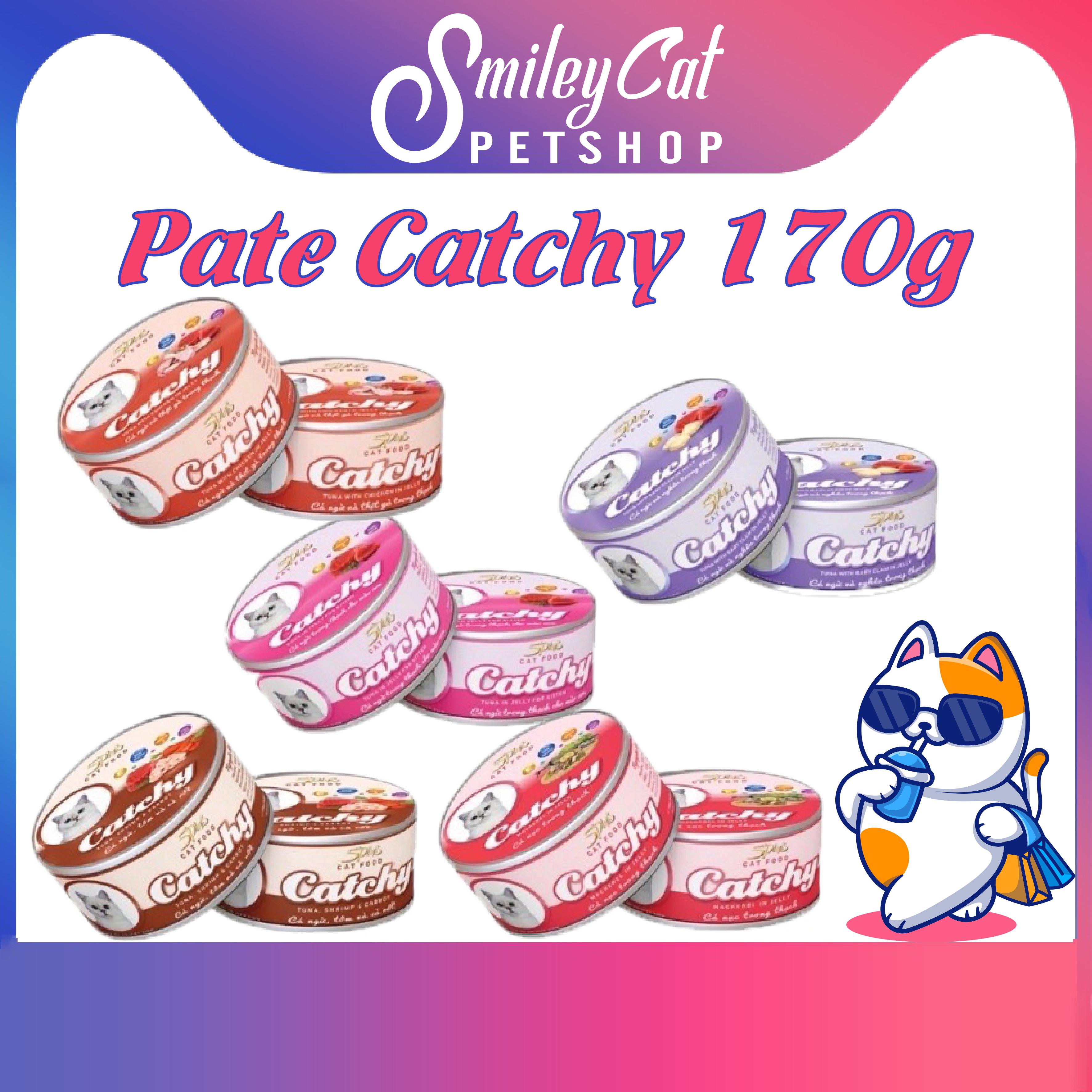 Pate lon catchy 170g - pate dinh dưỡng cho mèo