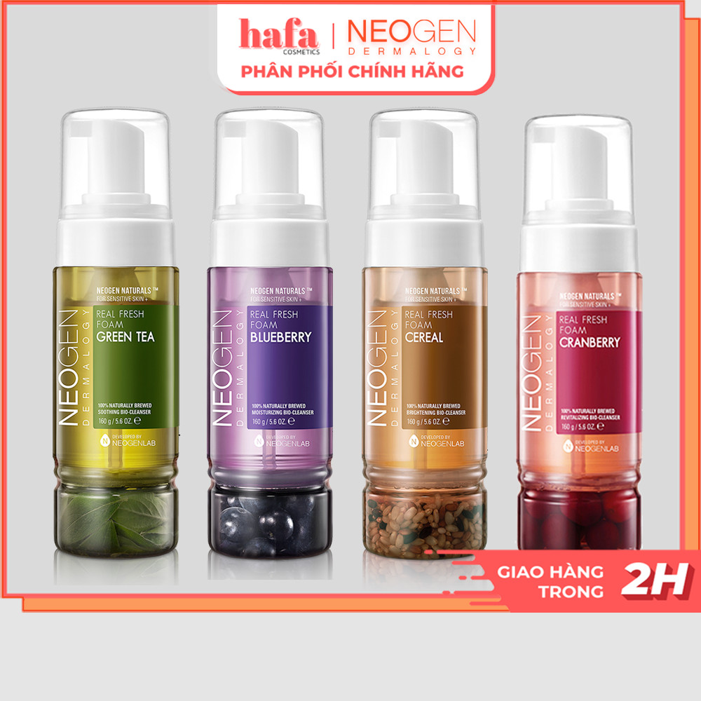 [9/2022] Sữa Rửa Mặt Tạo Bọt Neogen Dermalogy Real Fresh Foam Cleanser 160g _ Neogen Dermalogy Chính Hãng
