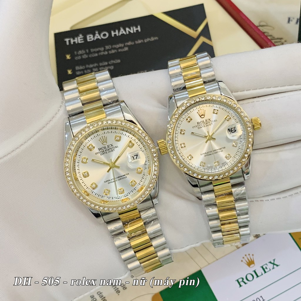 Đồng hồ Rolex Nam nữ - Bảo hành 12th - Full box trangmoonshop