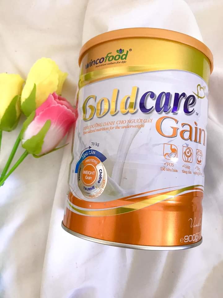 Sữa bột Wincofood Goldcare Gain 850g: giúp tăng cân hiệu quả dành cho người gầy và trẻ từ 1 tuổi trở lên