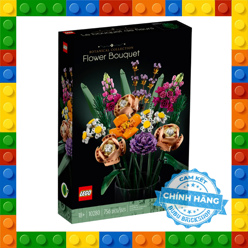 Lego Botanical Collection 10280 - Flower Bouquet - Bộ xếp hình Lego Bó hoa