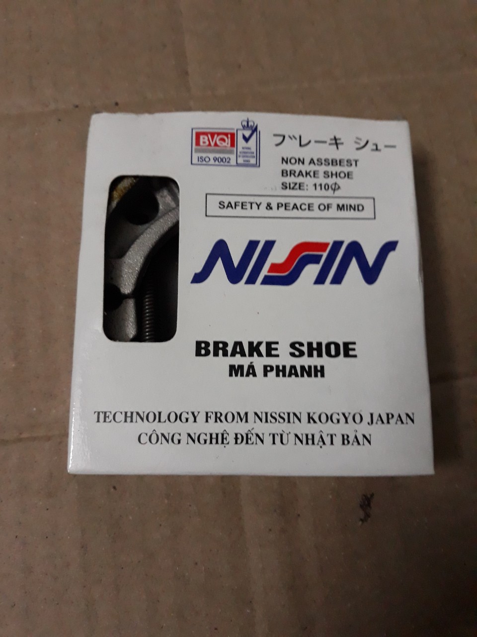 Má phanh cơ xe máy hiệu Nisin