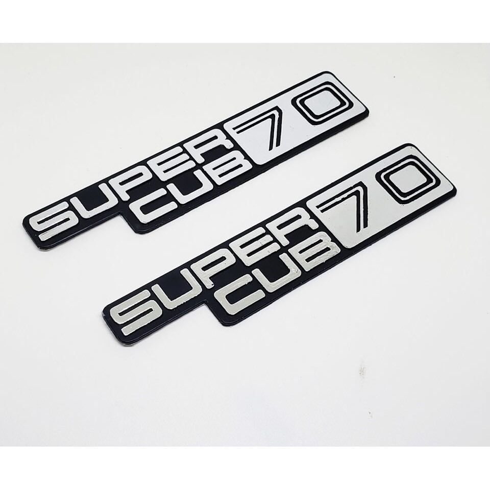 Tem chữ nổi super cub 70