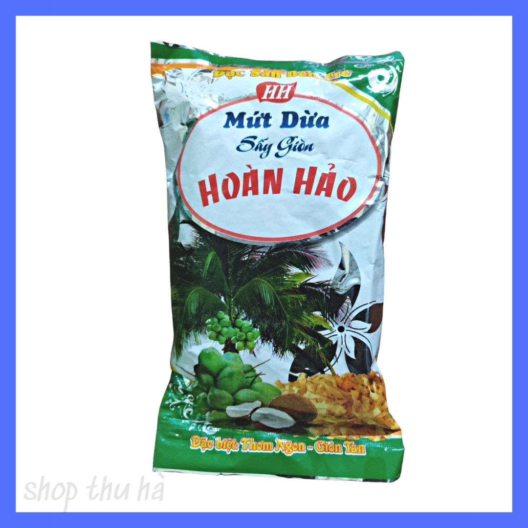 Mứt dừa sấy giòn/mứt dừa sấy khô giòn hảo hảo