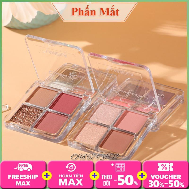 Bảng phấn mắt Lameila 4 ô màu