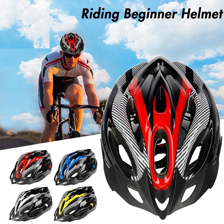 Mũ Bảo Hiểm Xe Đạp Thể Thao Siêu Nhẹ Cho Người Mới Bắt Đầu Tập Luyện