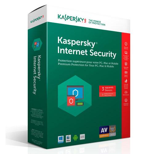 Phần mềm diệt virus Kaspersky internet security 3 User /12T