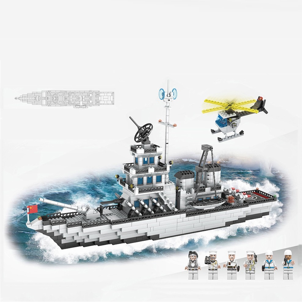 ✈✺卍  [1125 CHI TIẾT-HÀNG CHUẨN] BỘ ĐỒ CHƠI XẾP HÌNH LEGO CHIẾN HẠM LEGO OTO LEGO ROBOT LEGO THUYỀN