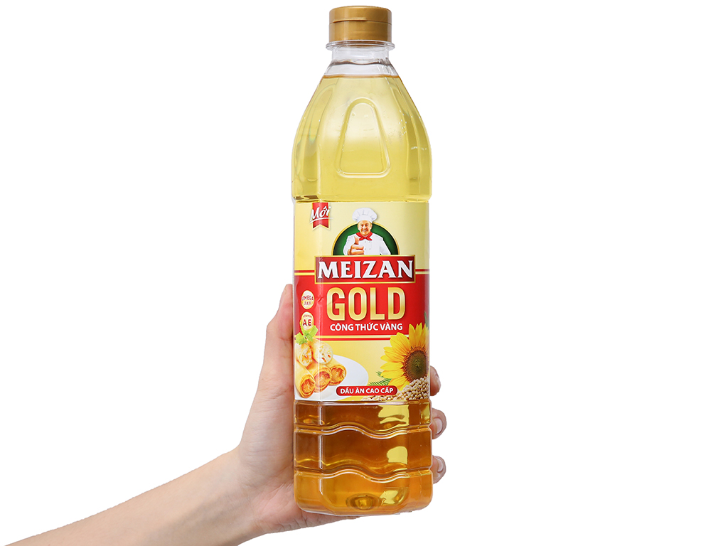 Dầu ăn cao cấp Meizan Gold chai 1 lít