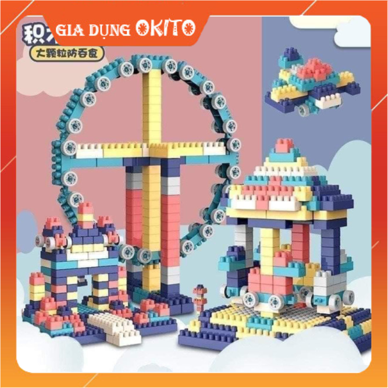 Đồ chơi lắp ráp lego cho trẻ em, đồ chơi mô hình, đồ chơi lego thông minh 520 chi tiết
