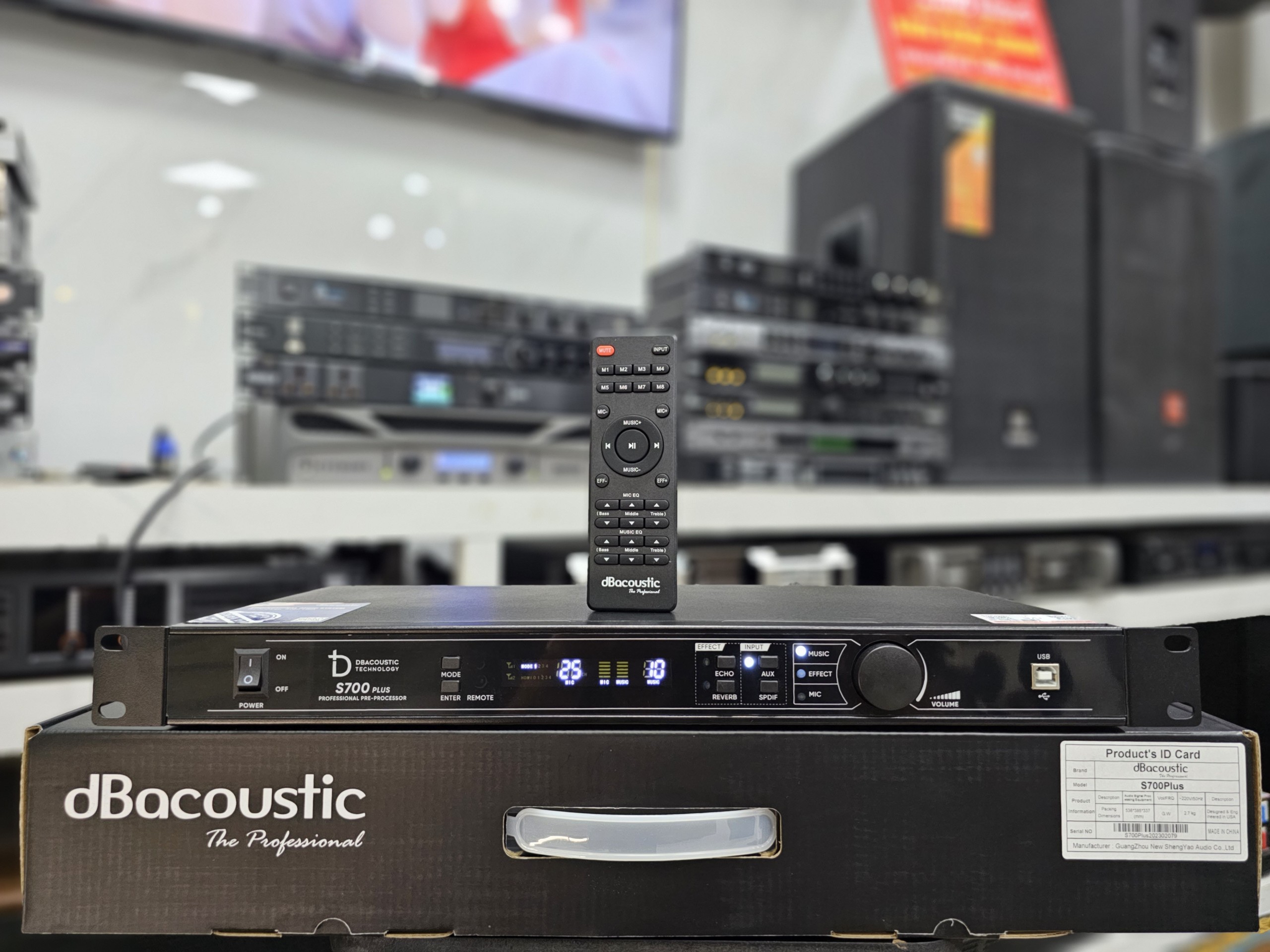 Vang số dB acoustic S700 Plus New 2023 hàng chính hãng.Tặng full dây giắc