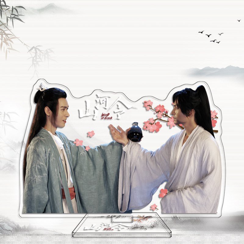 Mô hình standee in hình sơn hà lệnh thiên nhai khách cung tuấn trương triết hạn acrylic mica idol diễn viên trưng bày