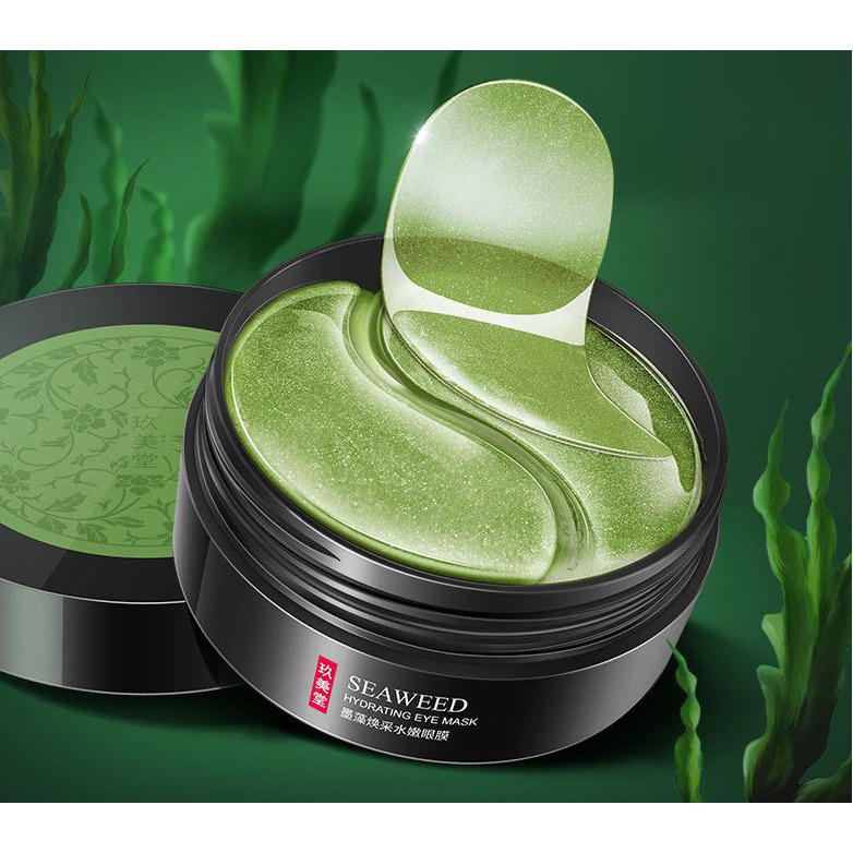 Hộp Mặt nạ giảm thâm mắt Tảo Biển Xanh Images Alga Seaweed Hydrating Eye Mask 80g Jamtom