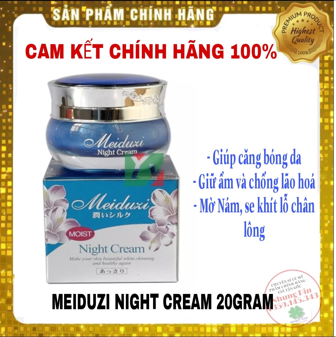 Kem trắng da mờ nám MEIDUZI Nhật Bản ban đêm - chuẩn 1000%