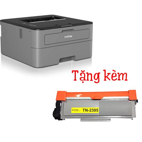 Máy in brother hl-l2321d tặng kèm 1 hộp mưc tn-2385