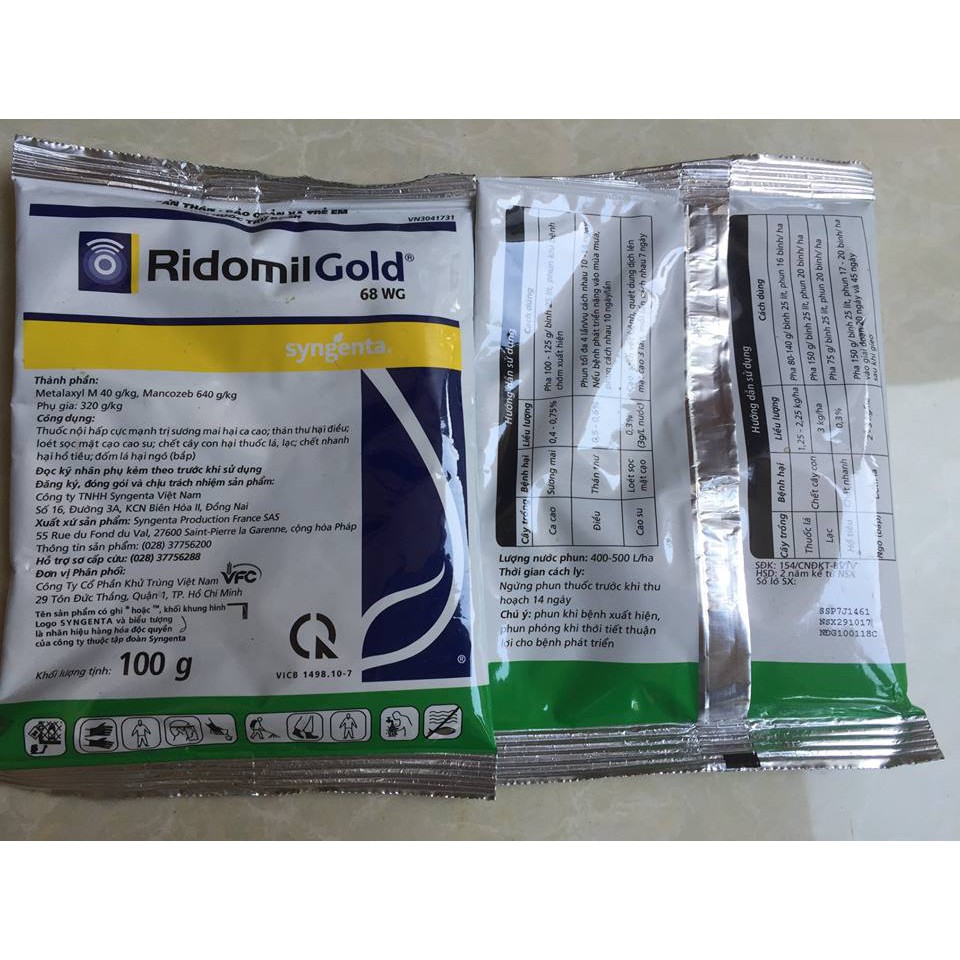 Ridomil Gold 68wg trị thối nhũn giá tốt, mặt hàng đang được săn đón, chất lượng đảm bảo và cam kết hàng đúng mô tả