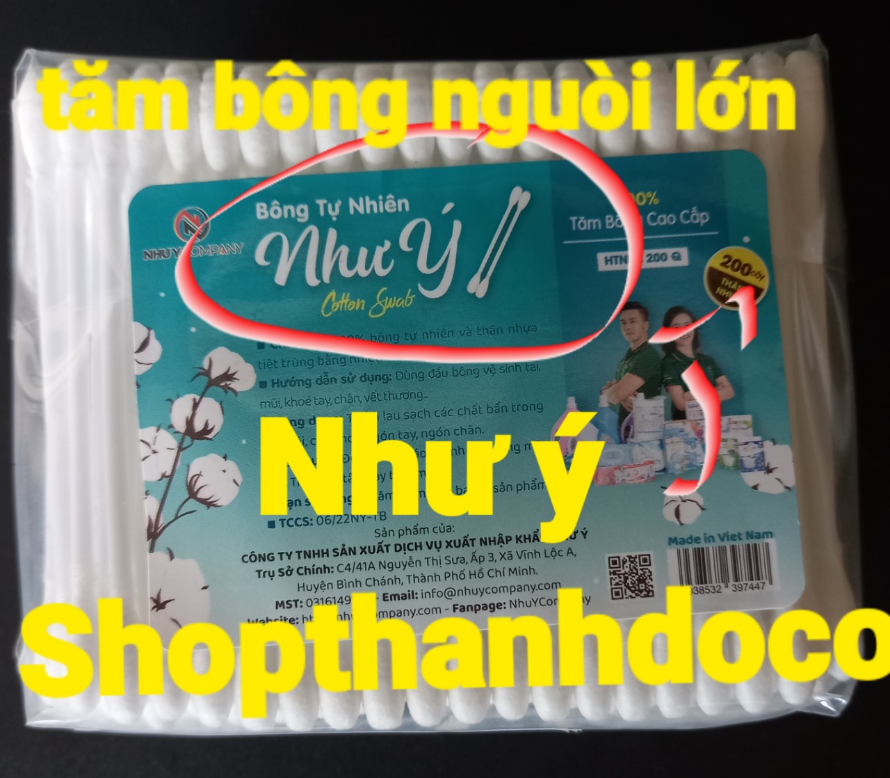 Tăm bông như ý của người lớn