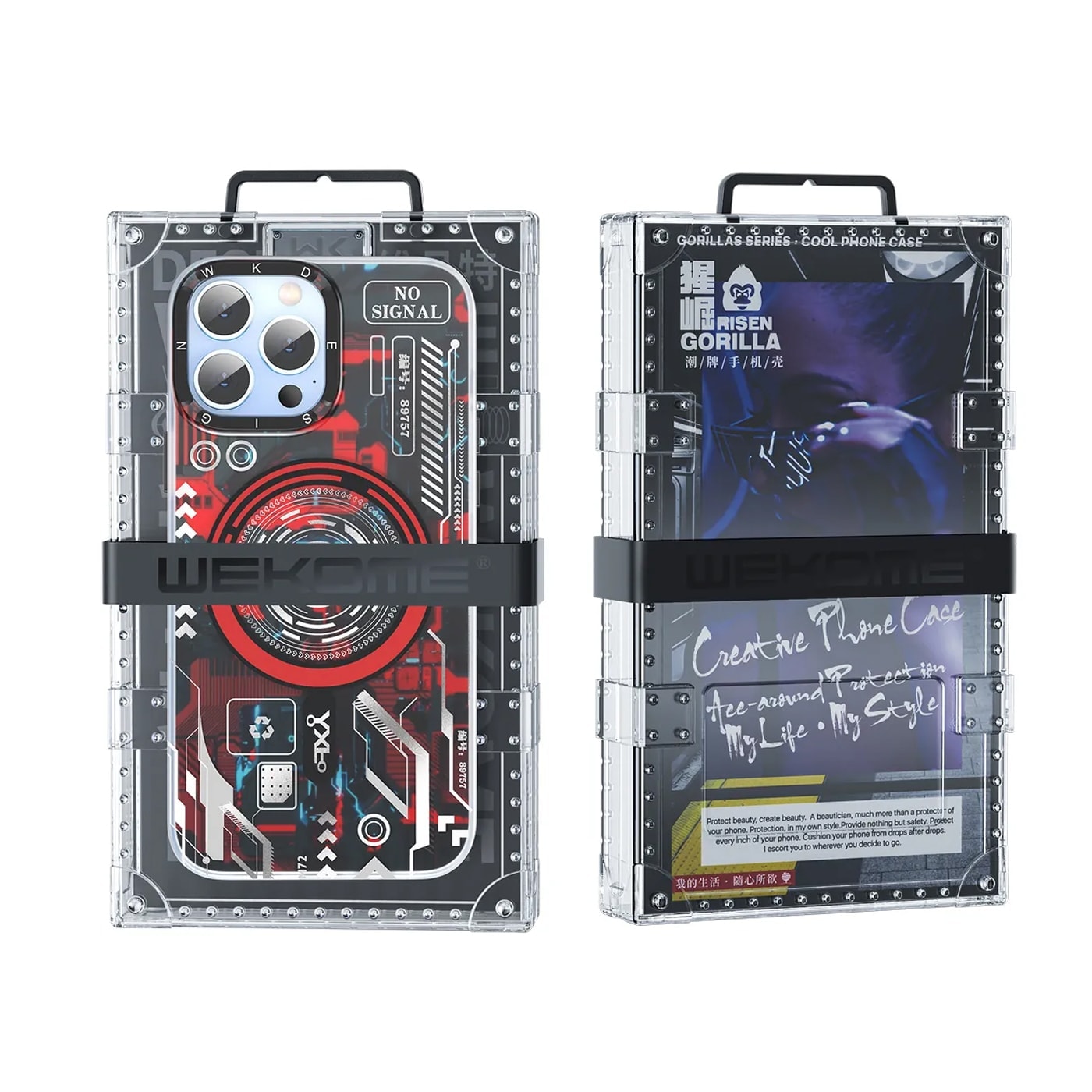 Ốp lưng iPhone 13/14 Pro Max WK Gorillas - Hỗ trợ sạc nam châm - Viền dẻo chống sốc - Nhám mờ chống vân tay