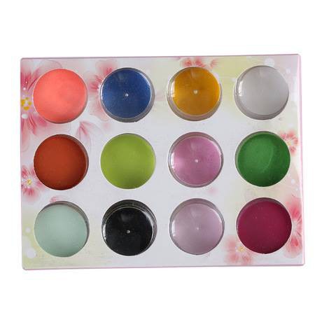 Set Bột Đắp Hoa -set 12 Màu - phụ kiện nails minh anh