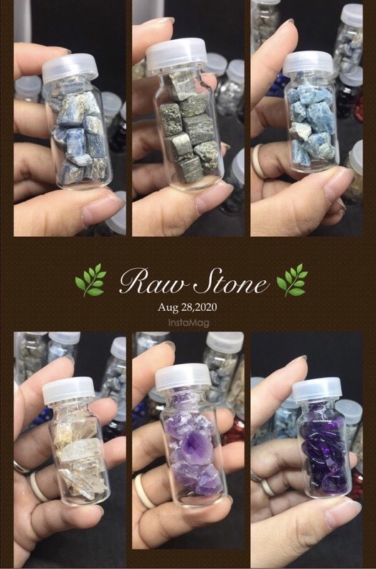 Lọ đá mini nắp nhựa