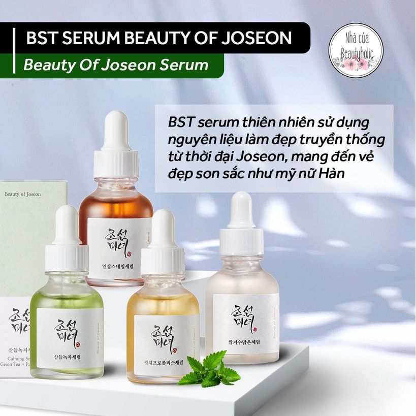 Tinh Chất Cấp Ẩm, Dưỡng Sáng, Ngừa Lão Hóa Beauty Of Joseon Glow, Glow Deep, Calming, Revive Serum