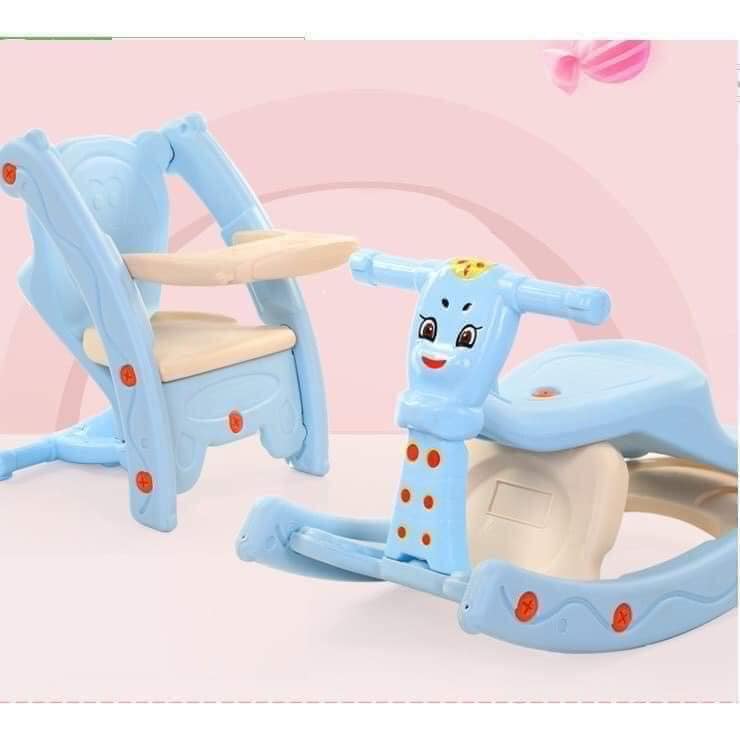 Ghế đa năng kết hợp ghế ăn và bập bênh