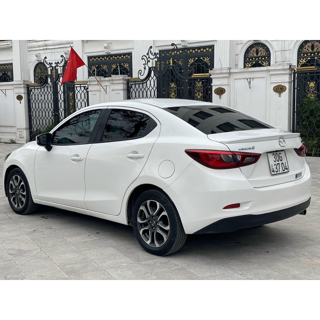 Đuôi gió thể thao, cánh lướt gió xe Mazda 2 Sedan 2015 đến 2020 + tặng keo dính, lắp đặt dễ dàng,  giúp chiếc xe trở nên khỏe khoắn, thể thao và hiện đại hơn