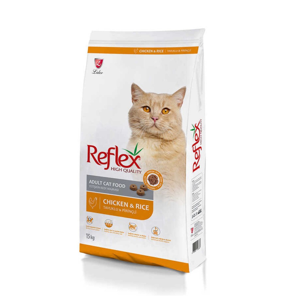 "Hoàn tiền đến 10%" [2KG] Hạt cho mèo lớn REFLEX ADULT Chicken & Rice 2KG