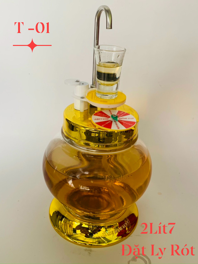 BÌNH RÓT RƯỢU TỰ ĐỘNG - ĐẶT LY TỰ RÓT