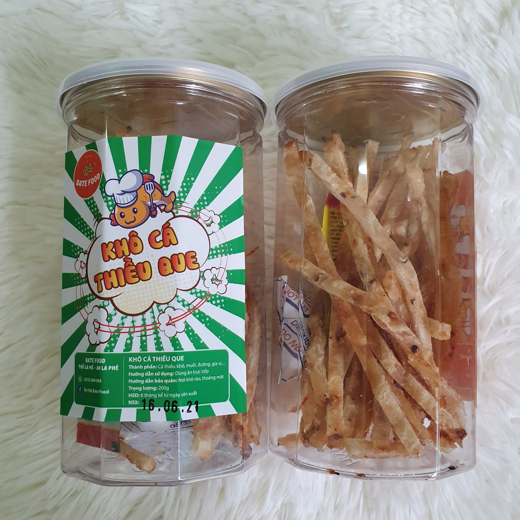 Khô Cá Thiều Que 200g Siêu Ngon đồ ăn vặt