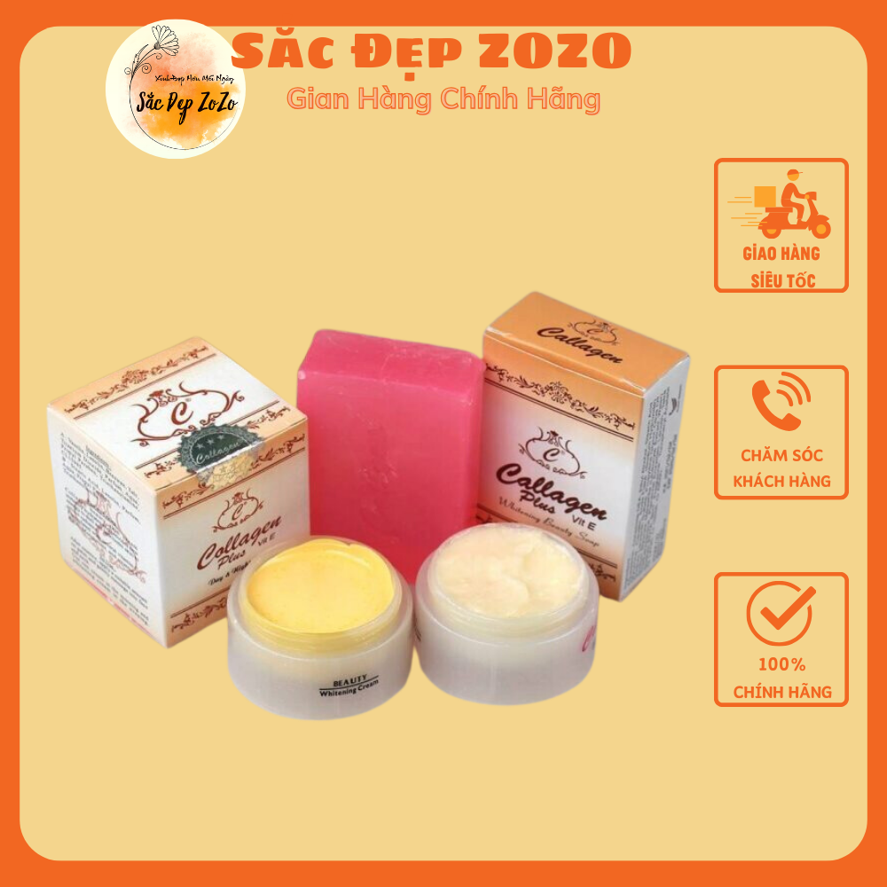 Kem Collagen Vi E tặng kèm Soap