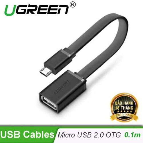 Cáp otg micro usb 2.0 chính hãng ugreen 10821