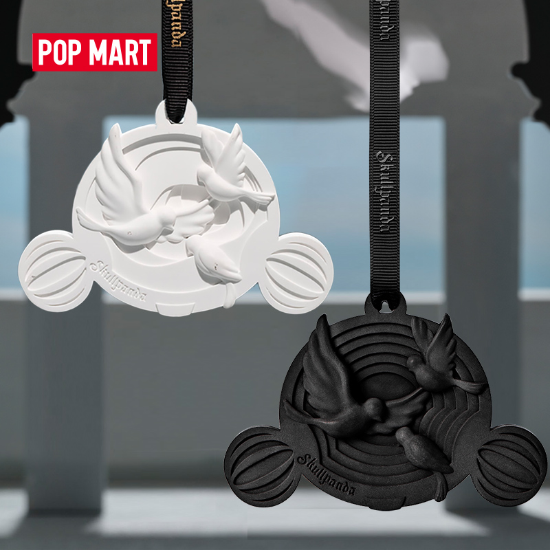 Pop mart skullpanda image of reality series figures-gypsum aromatherapy