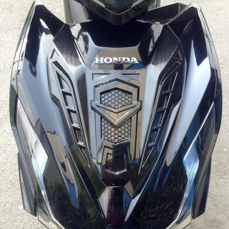 [MUA ĐI ĐỪNG NGẠI] CHỈ MŨI TRƯỚC HOA VĂN AIR BLADE 2020 TRANG TRÍ XE BAO CHẤT (MÀU ĐEN)