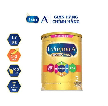 Sữa bột Enfagrow A+ Neuropro 3 Vị không đổi hương Vani – 1.7kg