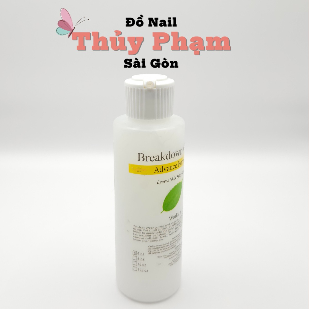 Gel ủ mềm gót chân Breakdown Callus chính hãng USA - Kem ủ chà gót giúp làm mềm da chai sần | Tiệm nail nên có