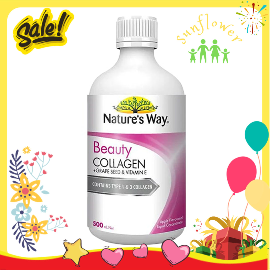 Beauty Collagen dạng nước Liquid 500ml Úc giúp đẹp da móng tóc