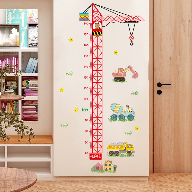 Decal dán tường thước đo chiều cao cho bé - T1 - Vivadecal