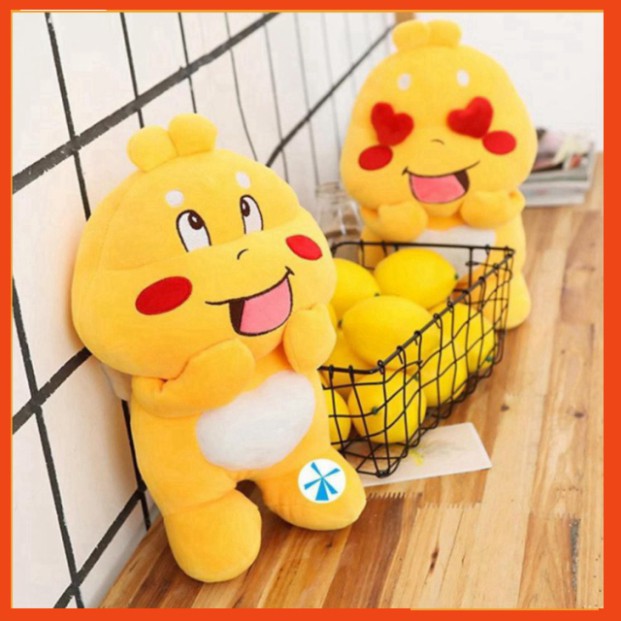 Gấu Bông Ong Vàng - Qoobee Gối Ôm Hình Thú Khủng Long Ong Vàng Mềm Mịn Siêu Đáng Yêu Nhiều Size 35cm-1m