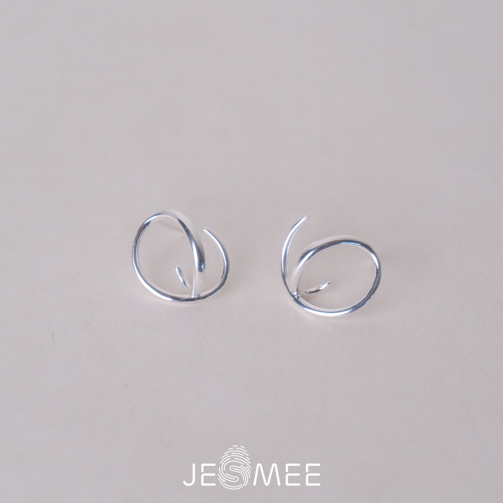 - khuyên tai nữ curvy hoop jesmee - e6661