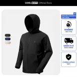 [OUTLET - KHÔNG ĐỔI TRẢ]Áo khoác thể thao bốn mùa Fleece Track Jacket Premium có mũ Thoáng khí Coolmate