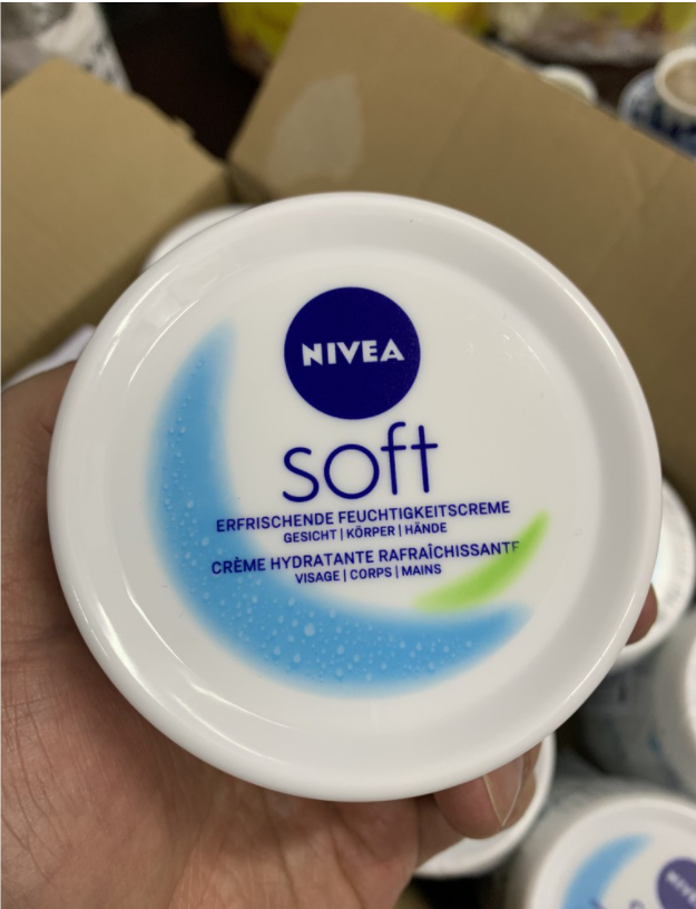 Kem dưỡng da nivea soft 200ml mẫu mới 2020
