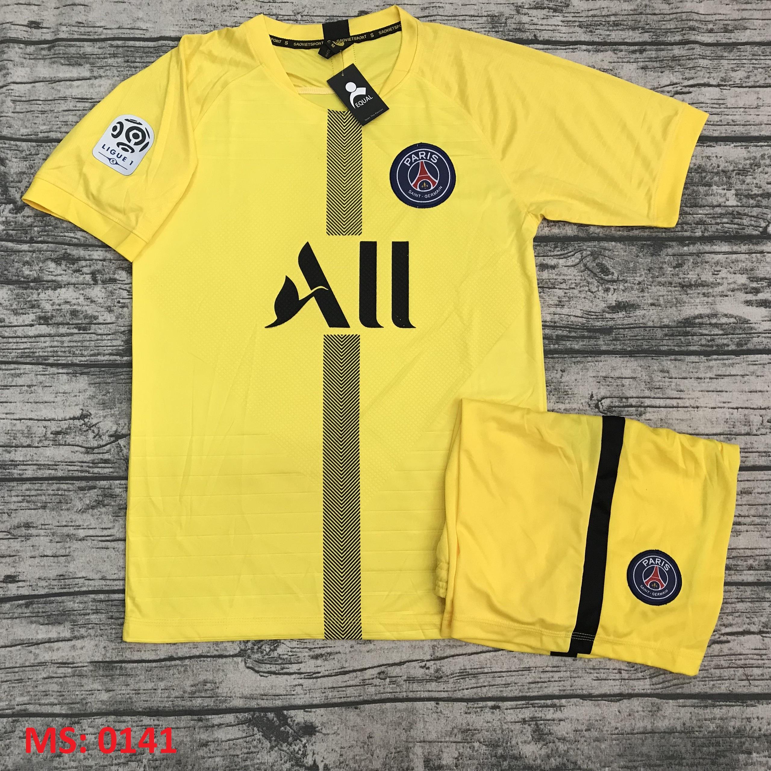 Quần áo bóng đá, Quần áo đá banh, bộ đồ thể thao, áo bóng đá CLB Paris Saint Germain mùa giải 2019