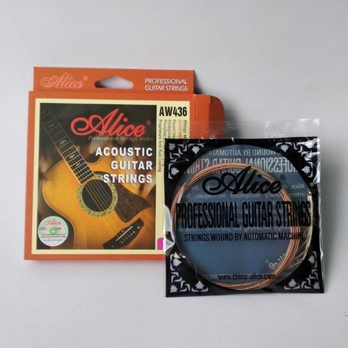 (HCM) Dây đàn Alice 436 Dây Đàn Guitar Acoustic Alice AW436 Dây đàn guitar dây đàn guitar classic ( Bộ gồm 6 sợi dây đàn )