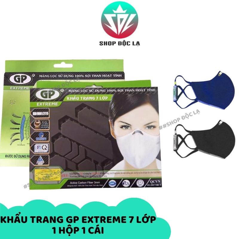 [7 Lớp Lọc Hoạt Tính] Khẩu Trang GP Extreme Hoàng Thanh - Chống Bụi PM2.5 Khói Ô Nhiễm Vi Khuẩn