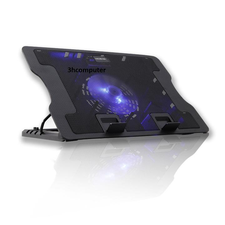 Đế tản nhiệt Laptop CoolingPad N88 N339 1 Fan có cực mát có led