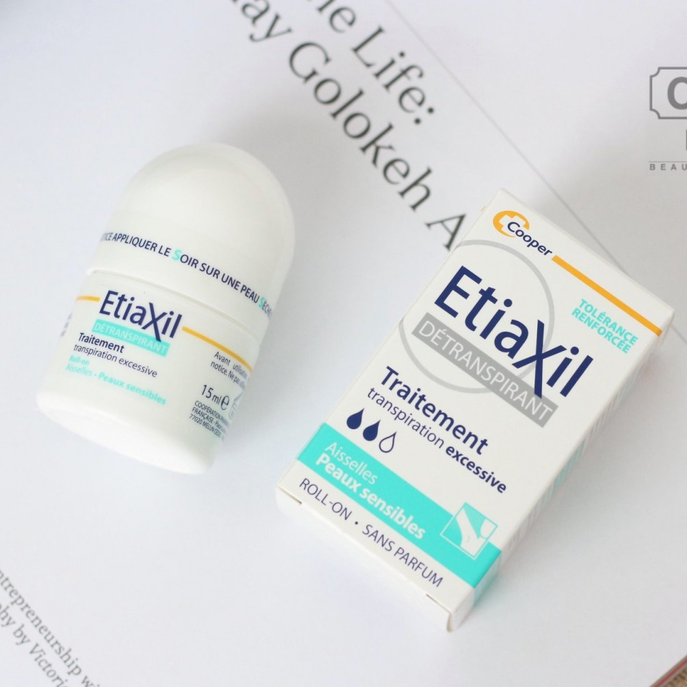 Combo 2 Lăn khử mùi Etiaxil 15ml, khô thoáng thơm mát cả ngày