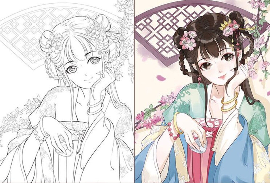 Cách vẽ váy Anime nữ đẹp dễ thương đơn giản từ A - Z